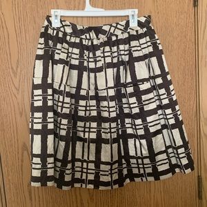 Anthropologie Maeve Pleated Circle Skirt
